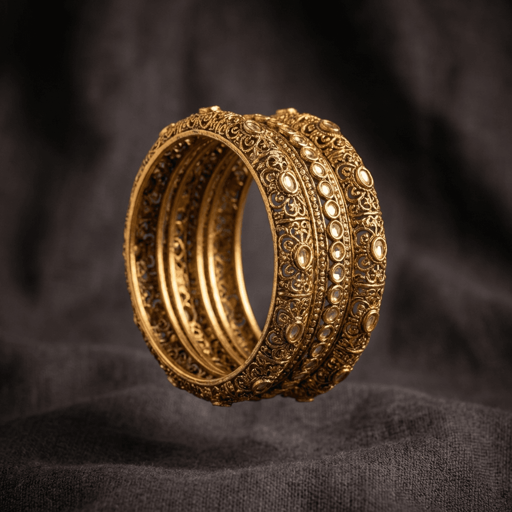 Antique Gold Bangles